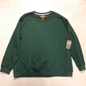 Johnny Bigg Men Joseph Jacquard Crew Sweat Shirt 5XL Green Pine Viscose Blend